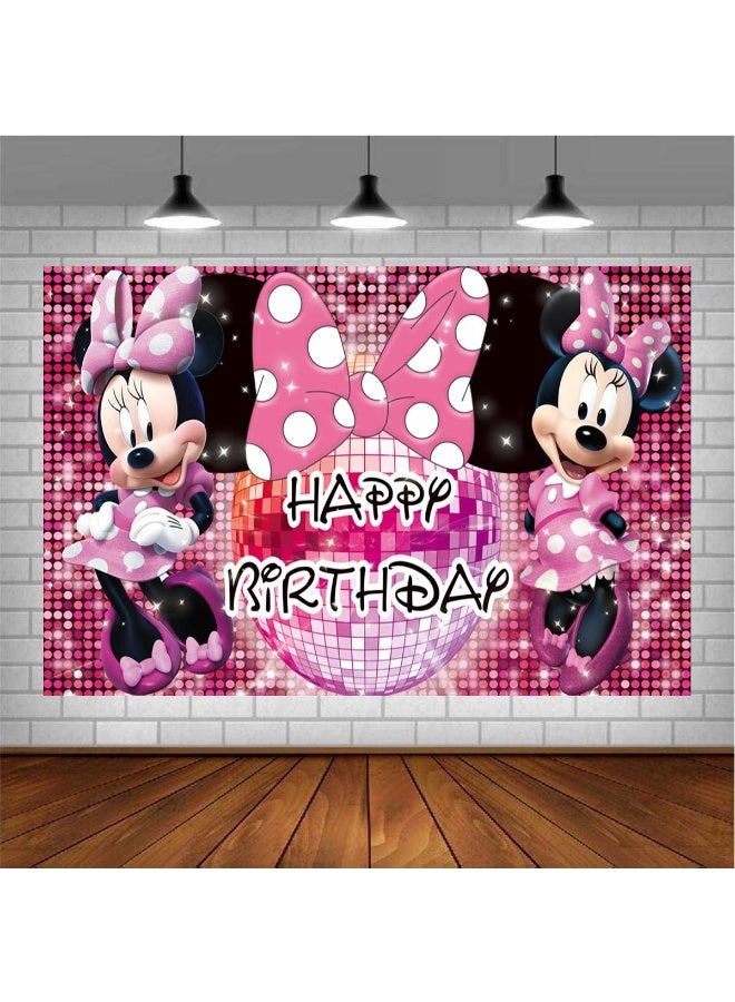 ميني ملصق خلفية ميني، خلفية تصوير مستوحاة من الأفلام، مستلزمات حفلات عيد ميلاد الأطفال، لافتة، زينة حفلات عيد الميلاد، 100*150 سم - Image 1