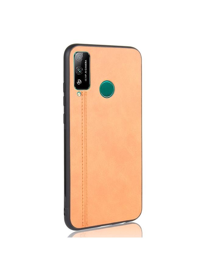 زبون جراب لهاتف Huawei Honor Play 4T مقاوم للصدمات بنمط جلد البقر المخيط من مادة PC + PU + TPU - Image 3