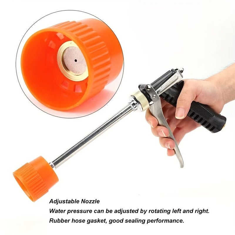 4Pcs High Pressure Garden Sprayer Set With Adjustable Atomizing Nozzle For Lawn Pesticide - Image 2