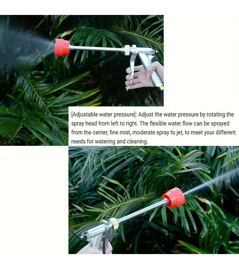 4Pcs High Pressure Garden Sprayer Set With Adjustable Atomizing Nozzle For Lawn Pesticide - Image 5