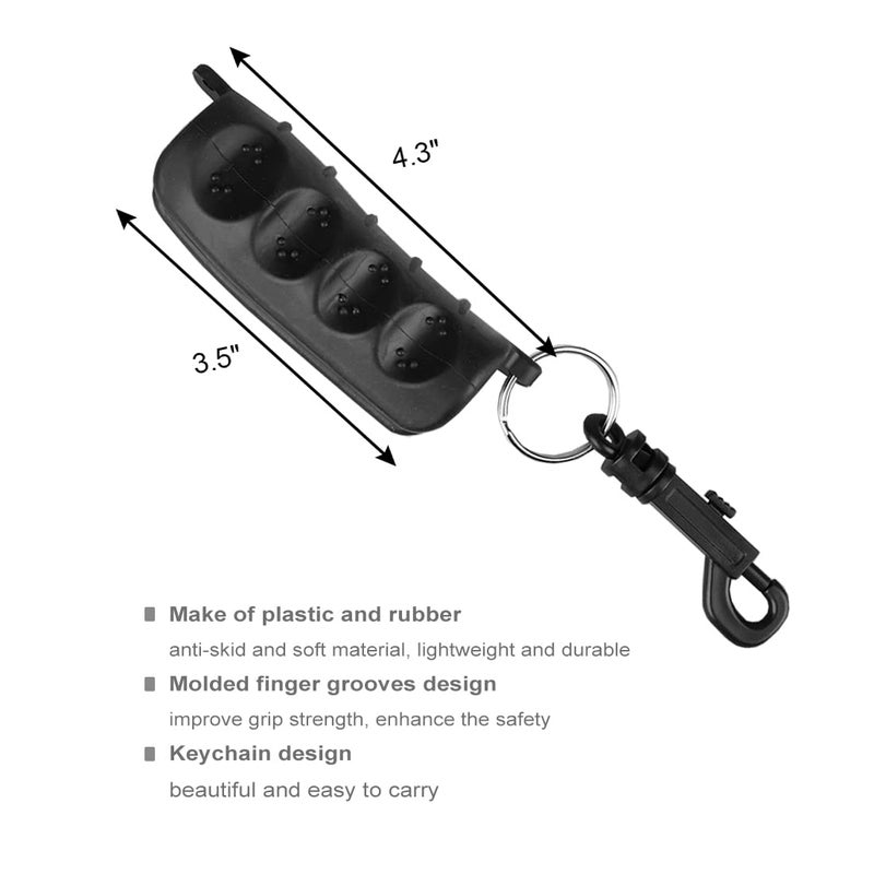 KRATARC KRATARC Archery Arrow Puller Target Remover Gripper with Belt Clip (Black)  - Image 2