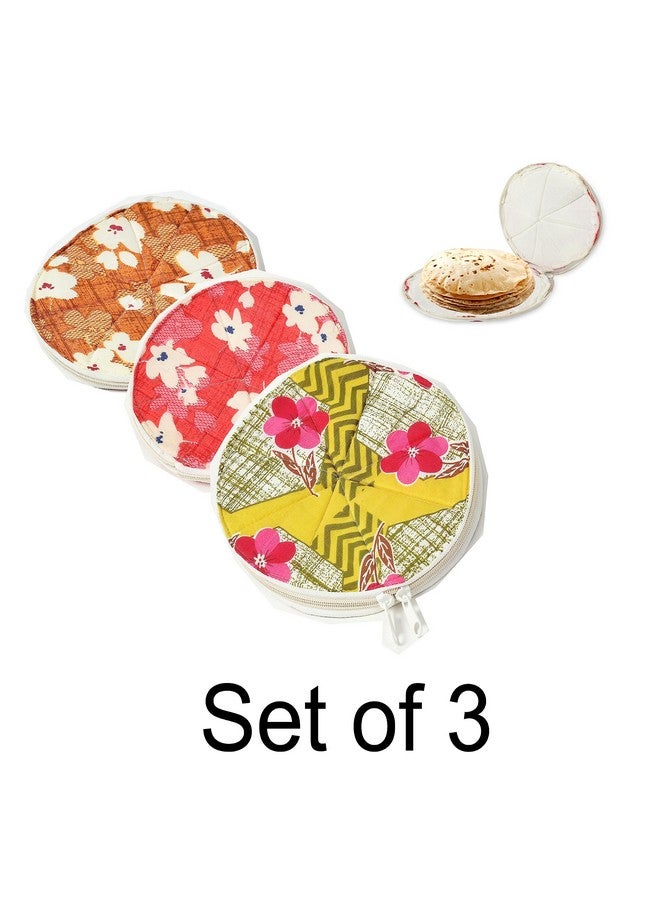 FAIRY HOME FAIRY HOME Cotton Roti Cover/Disk Chapati Cover/Traditional Roti Rumals ((3, Multicolor)  - Image 5