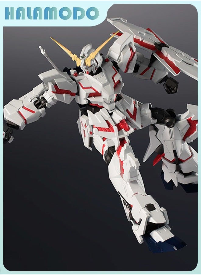 HALAMODO Gundam Xingdong Unicorn Gundam Action Figure Mecha Warrior Assembly Model, a Super Cool Desktop Decoration, an Assembly Toy Loved by Both Boys and Girls  - Image 1