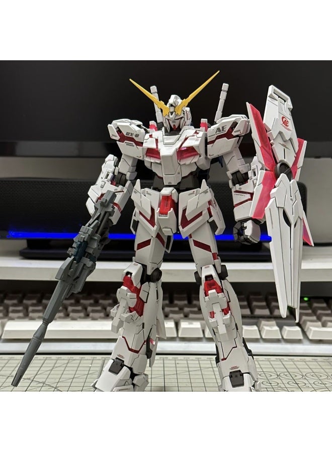 HALAMODO Gundam Xingdong Unicorn Gundam Action Figure Mecha Warrior Assembly Model, a Super Cool Desktop Decoration, an Assembly Toy Loved by Both Boys and Girls - Image 3