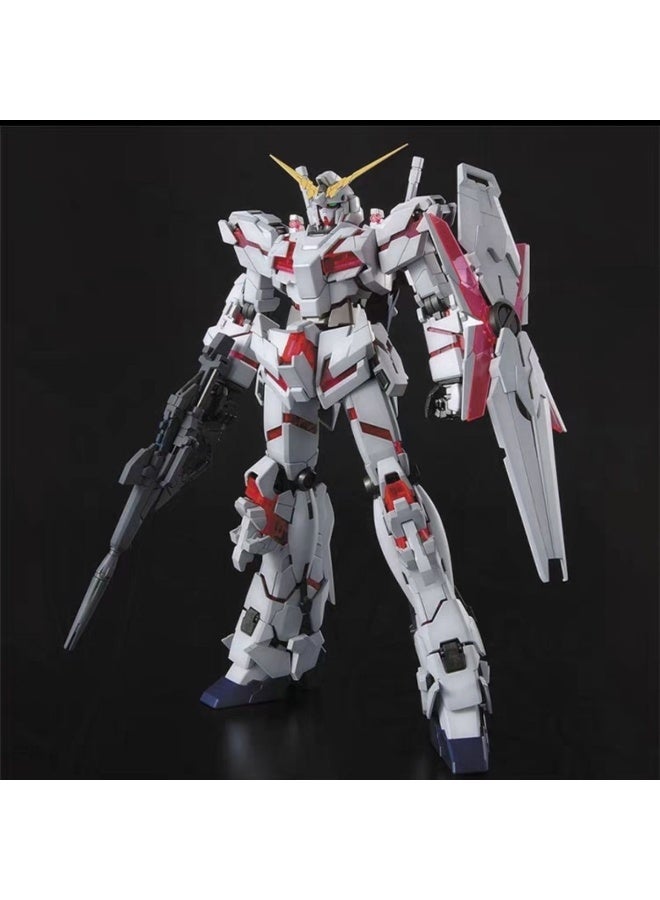 HALAMODO Gundam Xingdong Unicorn Gundam Action Figure Mecha Warrior Assembly Model, a Super Cool Desktop Decoration, an Assembly Toy Loved by Both Boys and Girls - Image 4