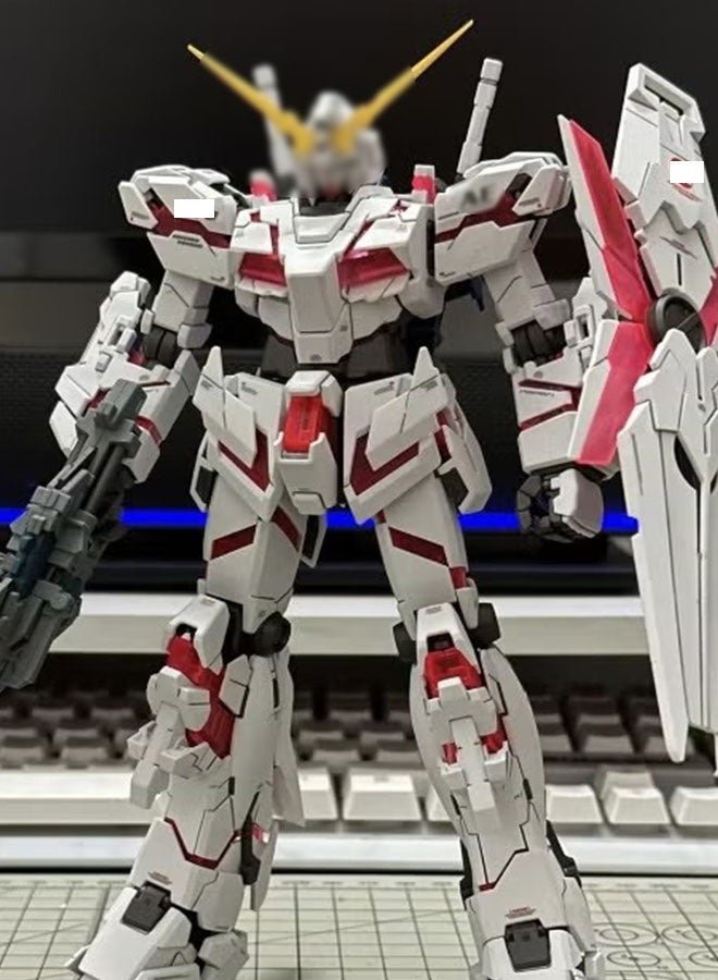 Halamodo Unicorn - Gundam Xingdong - Action Figure Mecha Warrior Assembly Model, a Super Cool Desktop Decoration, an Assembly Toy Loved by Both Boys and Girls - Image 2