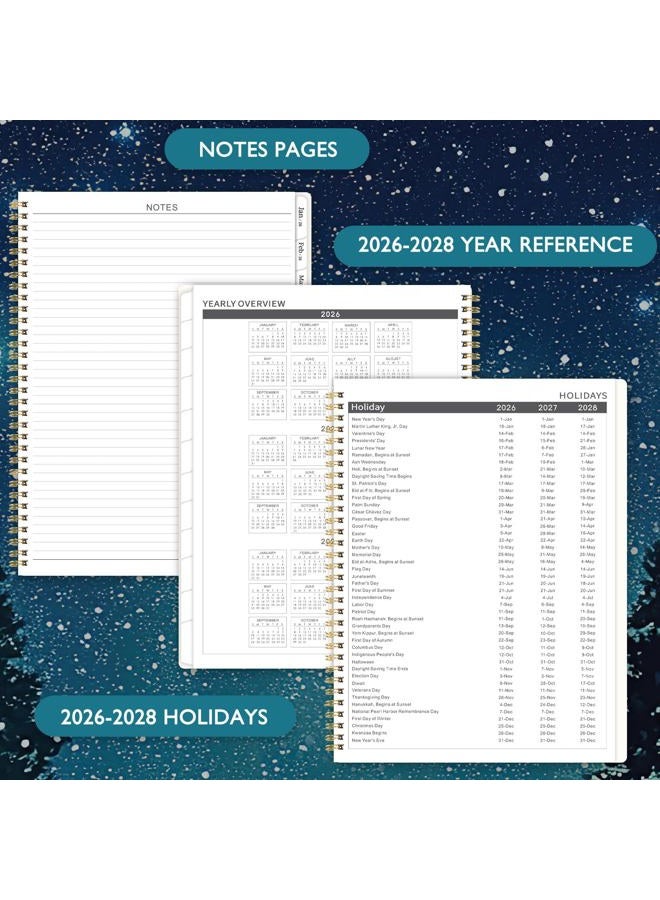 Lortarl 2026-2028 Monthly Planner - 2 Year Monthly Planner 2026-2028, July 2026 - June 2028, 9" x 11", 24 Months, Calendar with Tabs, Inner Pocket, Notes Pages - Image 5