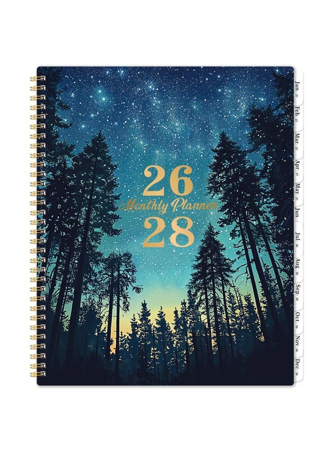 Lortarl 2026-2028 Monthly Planner - 2 Year Monthly Planner 2026-2028, July 2026 - June 2028, 9" x 11", 24 Months, Calendar with Tabs, Inner Pocket, Notes Pages - Image 1