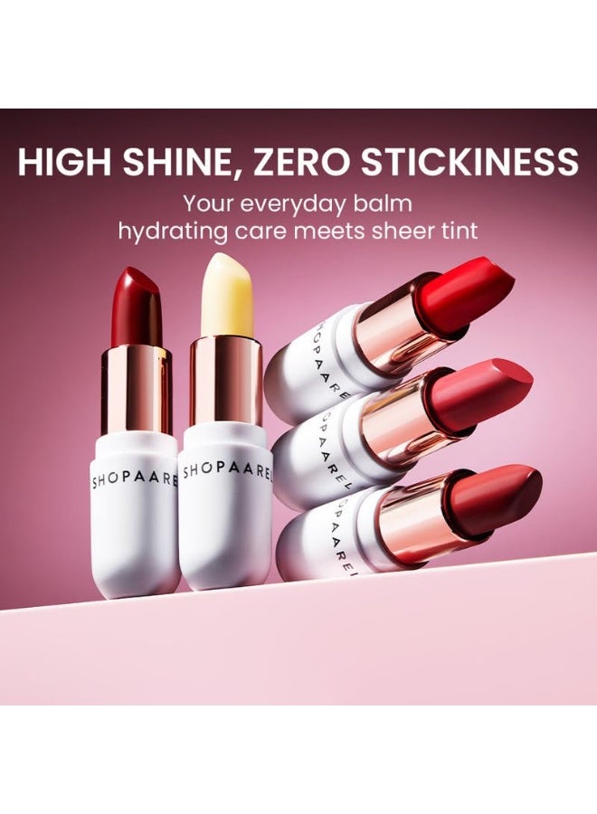 شوبارل مرطب الشفاه "Wet Lips" من Shopaarel - لون شفاف، تركيبة مرطبة، غني بفيتامين E، ولمعان بمظهر رطب - درجة Delicious04 - Image 4