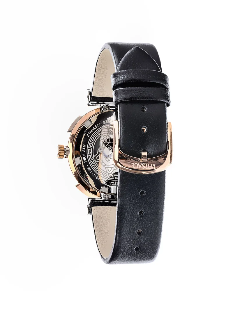 VERSACE Mythos Quartz Black Dial Watch