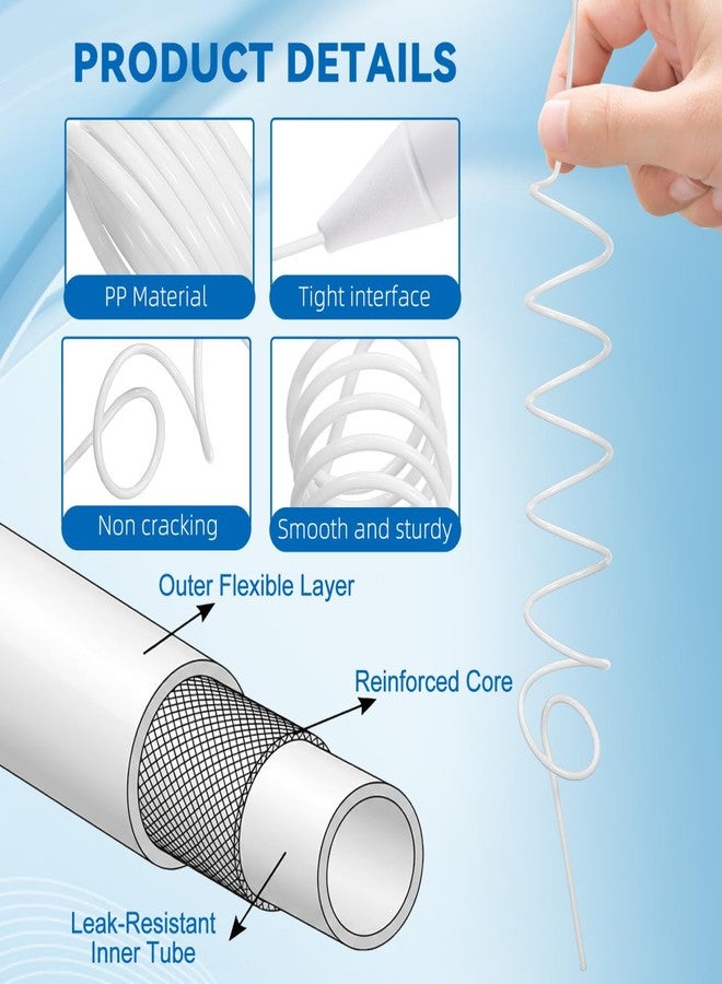 Healeved Replacement Hose for Oral Irrigator, Durable Water Tubing Compatible with Waterpik WP-100, 44 Inch Flexible Flosser Pipe Tube Repair Part for Enhanced Oral Care - Image 5