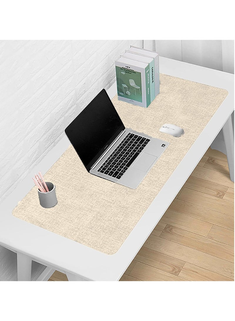 Premium Quality & Durable: Made from high-quality PU leather, this desk mat offers long-lasting durability with a smooth surface for comfortable typing and gaming. It resists wear and tear, ensuring it stands up to daily use. - Image 2