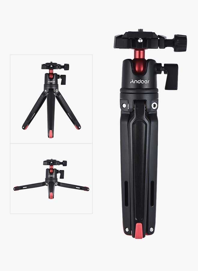 NIBEMINENT Tripod Stand With Ball Head Black/Red  - Image 3