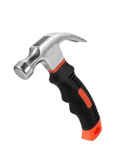 TERXA TERXA Heavy Duty 1PCS Small Hammer Stubby Mini Claw Hammers Short Handle Plastic GripIron Hammer Car Safety Glass Escape Hammer Broken Window Hardware Tools Random Colour  - Image 1