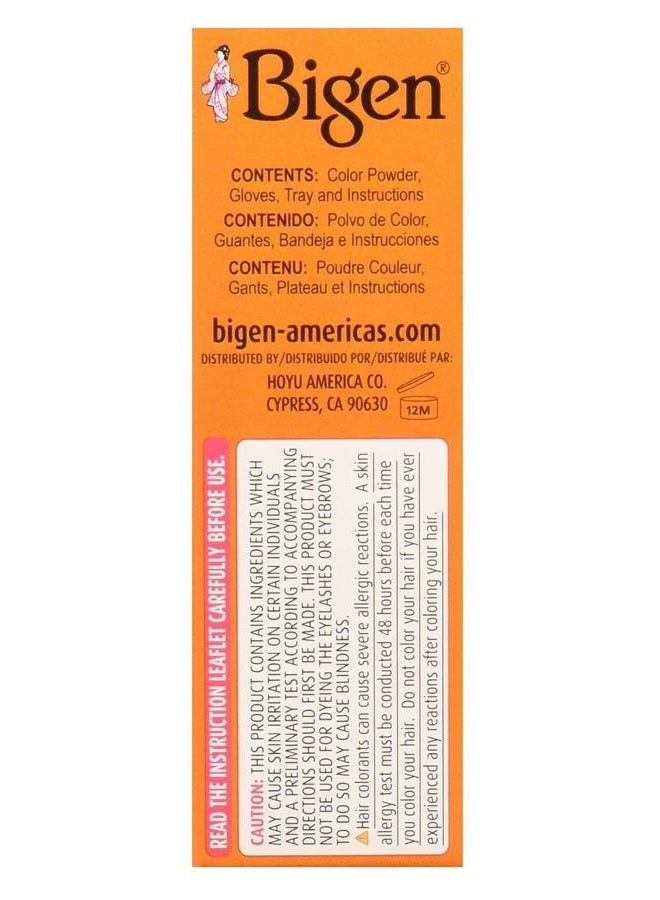Bigen صبغة شعر دائمة بودرة، بورجوندي عميق 0.21 أونصة - Image 4