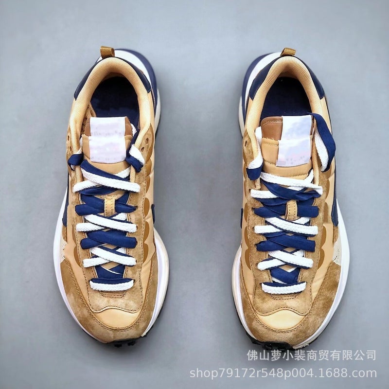 Putian Pure Original Waffle Third Generation Sacai 3.0 Khaki Collaboration Double Hook Deconstructed Shoes For Men And Women High Version Height Increasing Shoes - Image 2
