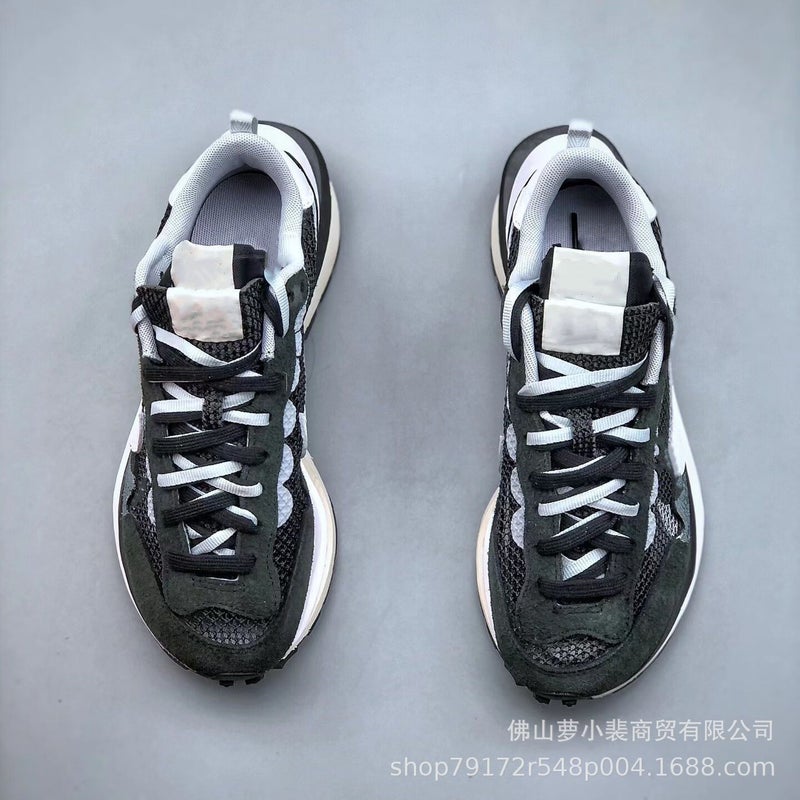 Putian Pure Original Waffle Third Generation Sacai 3.0 Khaki Collaboration Double Hook Deconstructed Shoes For Men And Women High Version Height Increasing Shoes - Image 5