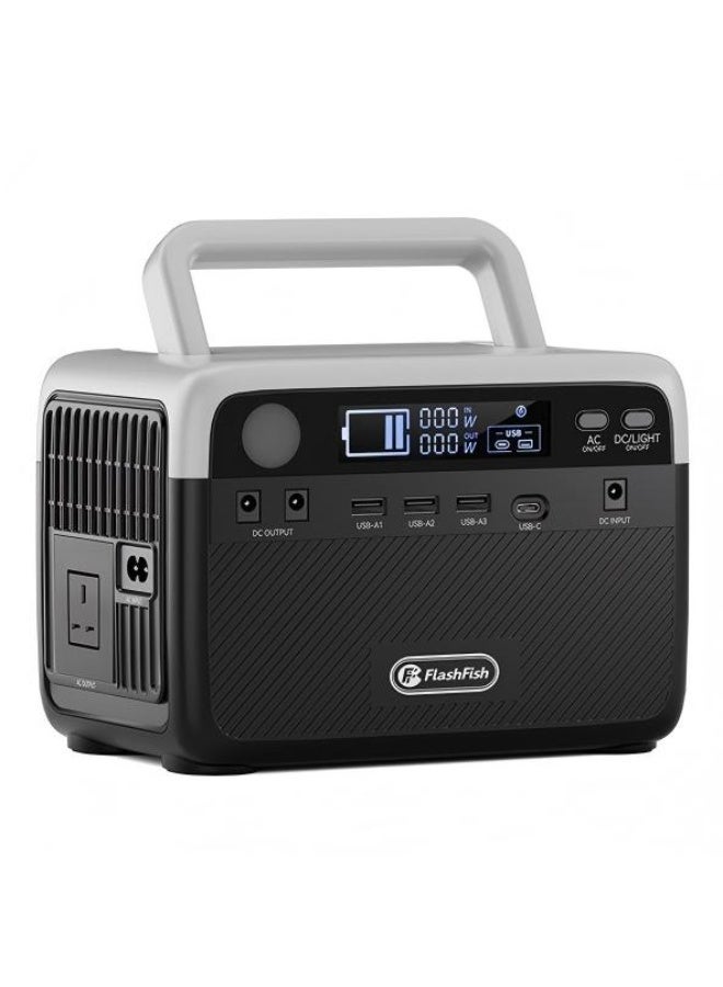 FlashFish Solar Generator 300W/231Wh 72000mAh UPS Portable Power Station with LiFePO4 Battery Fast charging with Led Light 220V Compitable For Outdoor Camping home Emergency Power - Image 1