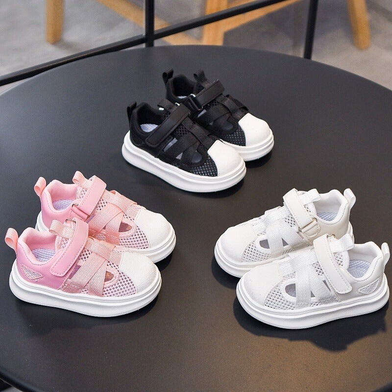 Mesh Sneakers Lightweight Flexible Sole Walking Shoes For Kids Indoor And Outdoor Activities - Image 3