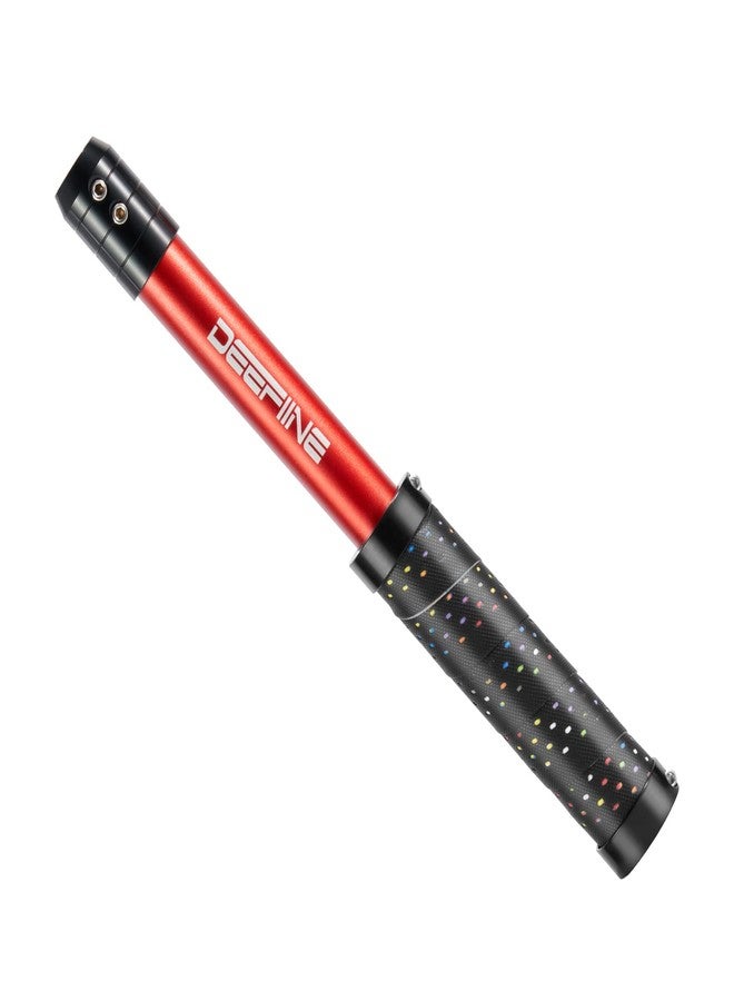 DEEFIINE 11 Inch Carbide Wood Lathe Truning Tools Grip Handle, Accept 10mm square turning tool bar (red) - Image 1