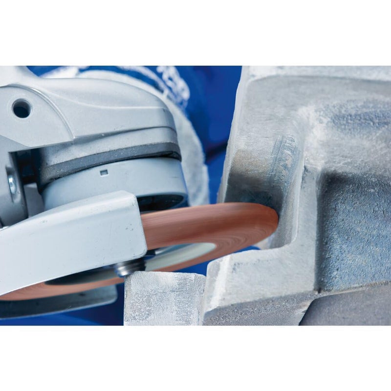 PFERD 67258 POLIFANÂ®-Curve Radial Type Flap Disc - Ceramic Oxide, 4-1/2" Diameter, 5/8-11 Thread, 13300 RPM, 60 Grit Welding Accessory and Angle Grinder Attachment - Image 3