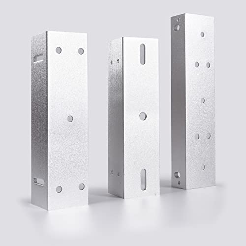 AMOCAM Z and L Bracket for 180KG/350lbs Holding Force Electric Magnetic Lock, Bracket Electromagnetic Lock Matching Bracket for Inward Door Aluminum Alloy Bracket - Image 4