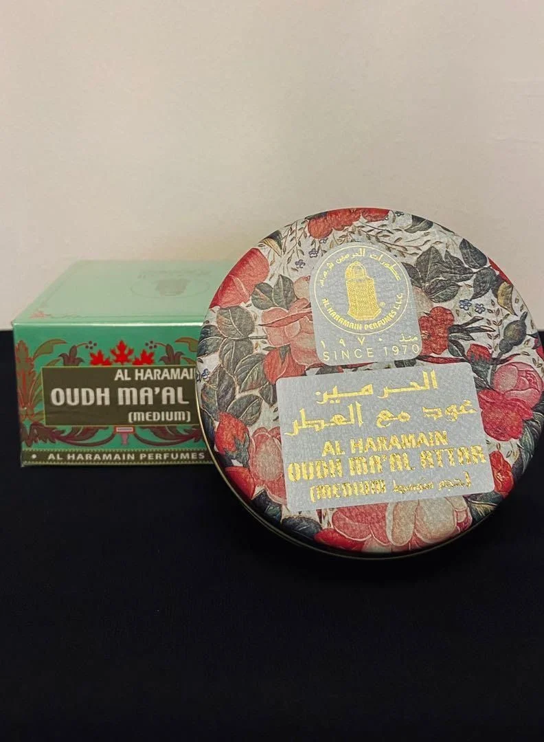 الحرمين عود مال عطار وسط 40 جرامالحرمين عود مع العطر متوسط 40 جم | بخور فاخر | رائحة شرقية تدوم طويلاً