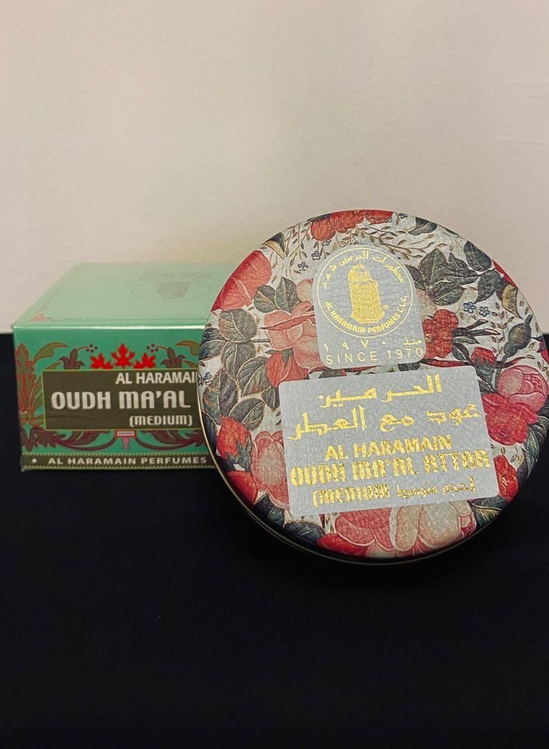 الحرمين عود مال عطار وسط 40 جرامالحرمين عود مع العطر متوسط 40 جم | بخور فاخر | رائحة شرقية تدوم طويلاً - Image 2