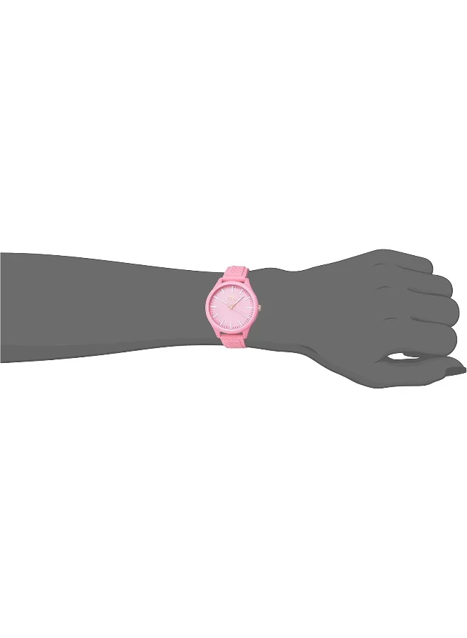 سلازنجر Unisex 2035 Movement Watch, Analog Display and Silicone Strap - SL.9.6370.3.01, Pink