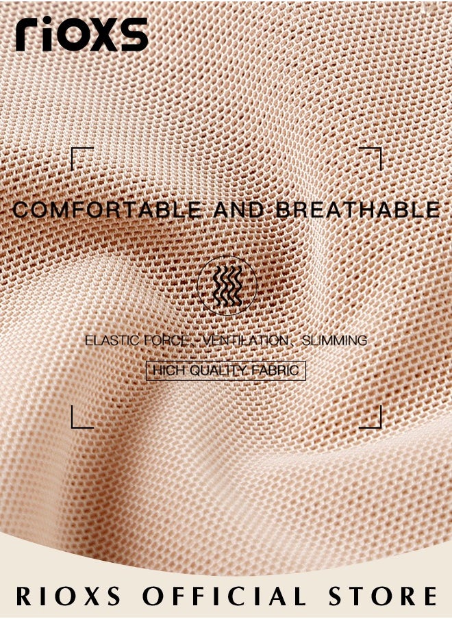 RIOXS - Women's Body Shapewear,Tummy Control Waist Trainer,Open Body Shaper Tops With Hooks,High Compression Shapewear,Slimming Vest For Women Ladies,Corset Waist Trainer - Image 1