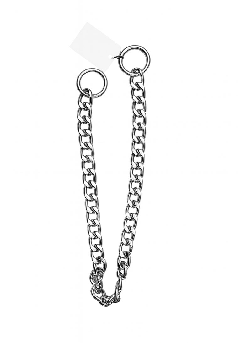 Nunbell silver Heavy Chain for Pets, 4mm