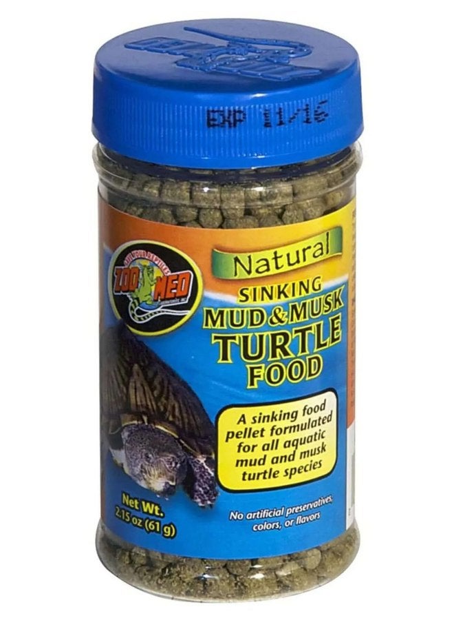 زوو ميد طعام السلاحف من Zoo Med ZM-66 Sinking Mud & Musk 2.15 أونصة
