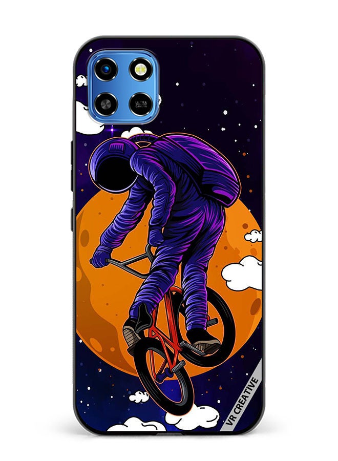 VR CREATIVE Protective Case Cover For Infinix Smart 6 HD Wheelie Astro Design Multicolour - Image 1