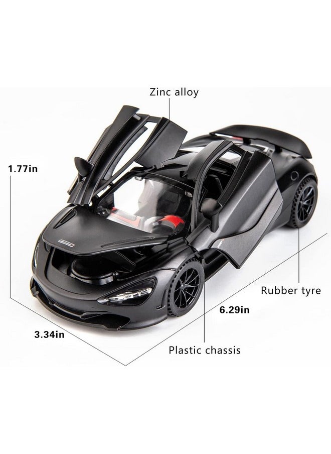 Sky Tech Sky Tech® McLaren 720s Model Car Sports Car 1:32 Exclusive Alloy Metal Pull Back Die-cast Car Diecast Metal Pullback Toy car with Openable Doors & Light Music Gifts Toys for Kids【Colors as Per Stock】  - Image 3