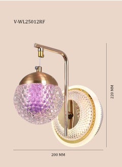Vmax Modern Creative Gold Wall Hanging Lamp For Living Room Bedroom Balcony 3 Colour  - Image 2