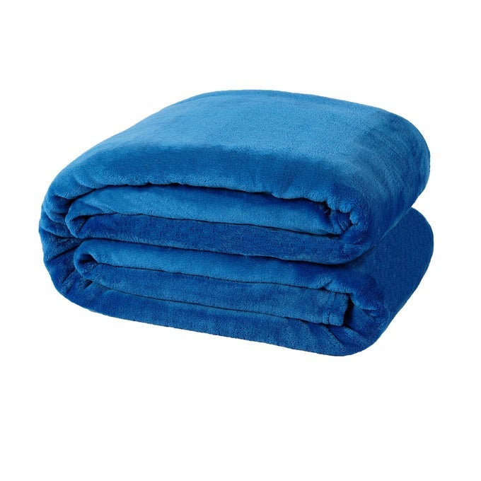 FLEECE BLANKETS SUPER SOFT FLANNEL KING SIZE BLANKET FOR BED LUXURY COZY MICROFIBER PLUSH FUZZY BLANKETTURQUOISE BLUE
