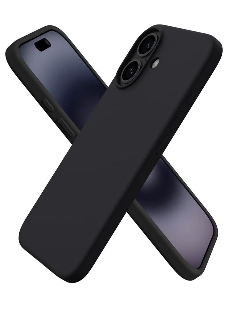 أوميكسبرو جراب مصمم لهاتف iPhone 16 جراب سيليكون فائق النحافة مقاوم للصدمات مع بطانة ناعمة من الألياف الدقيقة مضادة للخدش وحماية محسنة للكاميرا جراب هاتف لهاتف iPhone 16 6.1 بوصة - Image 1