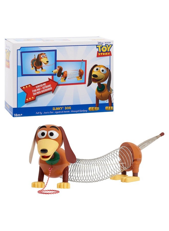 Just Play Disney•Pixar's Toy Story Slinky Dog Pull Toy, Walking Spring Toy for Boys and Girls, Kids Toys for Ages 18 Month by Just Play - Image 1