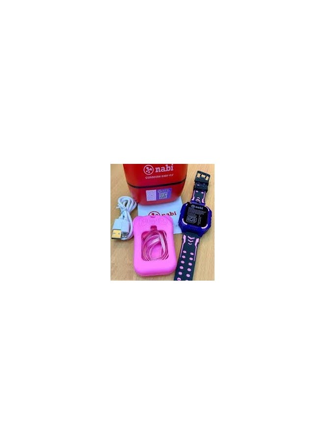 Nabi Smart watch Nabi for children z7a supports a camera to protect and identify them anywhere through GPS. You can determine their location at any time by connecting the mobile to the watch and supports a SIM card. Turquoise color  - Image 2