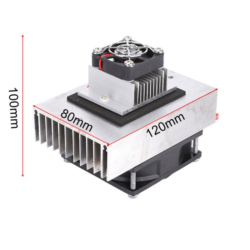 12V DC Semiconductor Cooling Kit - High Cooling Efficiency Mini Air Conditioner for Pet Cooling - Easy Installation Compact Thermoelectric Cooling Module for Small Spaces DIY Projects - Image 4
