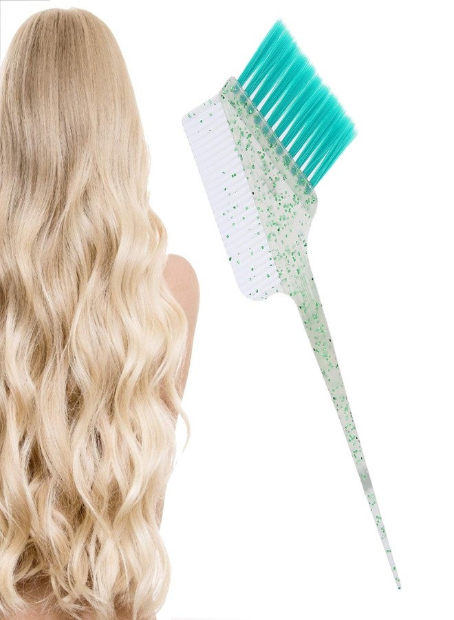 Betued Hair Dye Brushes Comb,Hair Coloring Brush Tool DIY Hairdressing Bleach Color Brushes Coloring Applicator for Hair Salon Home Hair Dye Tools(green) - Image 2
