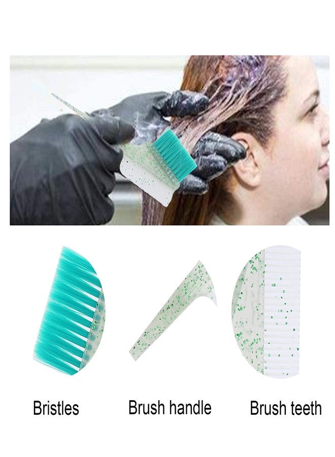 Betued Hair Dye Brushes Comb,Hair Coloring Brush Tool DIY Hairdressing Bleach Color Brushes Coloring Applicator for Hair Salon Home Hair Dye Tools(green) - Image 3
