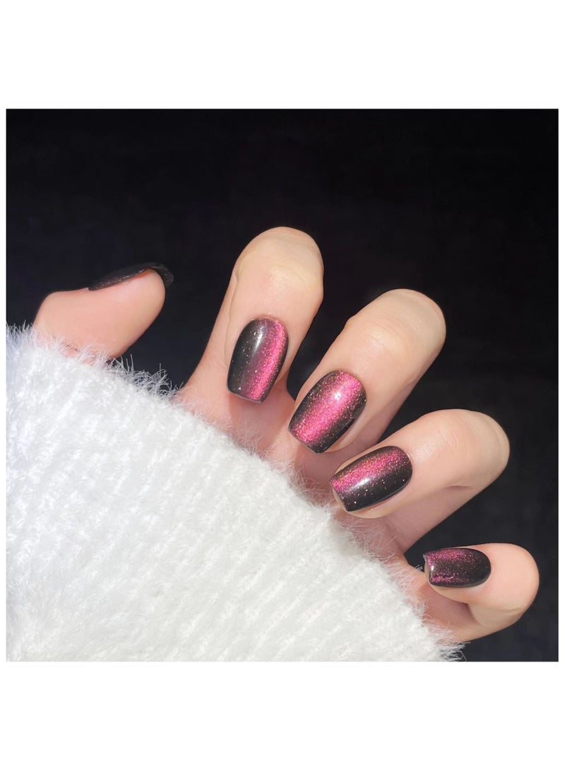 Binzo Beauty Handmade Electroplate Press On Nails, 10pcs,Nails Art , Acrylic Nails, False Nails - Image 2