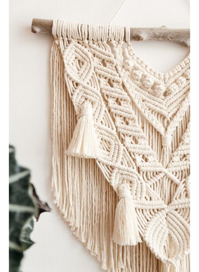 انتيكيانو مكرمية معلقة على الحائط، على الطراز البوهيمي - Image 3