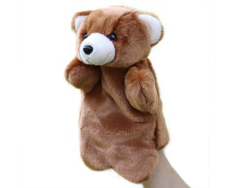 RIY Hand Puppet - Zoo Friends Animals Educational Puppets Bear - Image 1