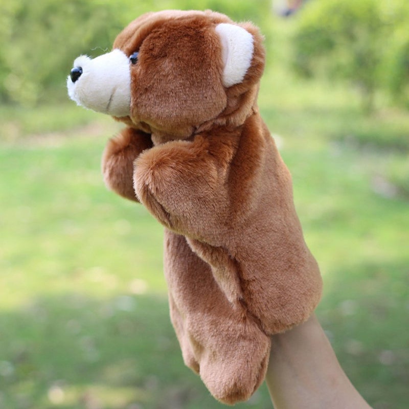 RIY Hand Puppet - Zoo Friends Animals Educational Puppets Bear - Image 2