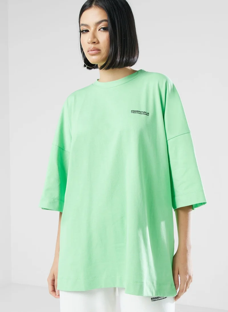 The Giving Movement Exaggerated Logo T-Shirt