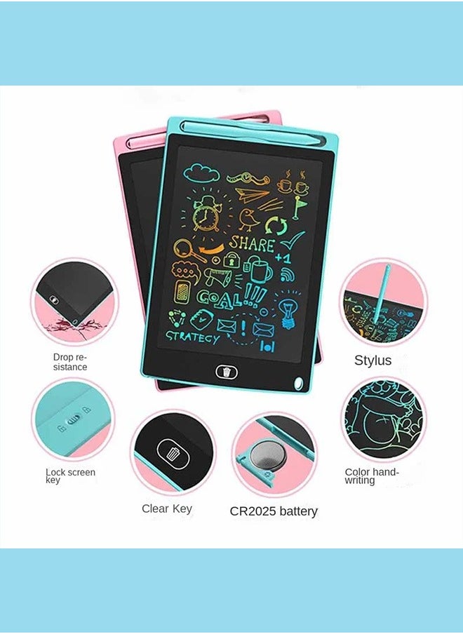 Generic LCD Writing Tablet for Kids, 12 Inch Electronic Drawing Board Digital Writing Pad with Colorful Screen, Erasable Doodle Board Handwriting Drawing Tablet Educational Toy Gift for Boys Girls  - Image 3