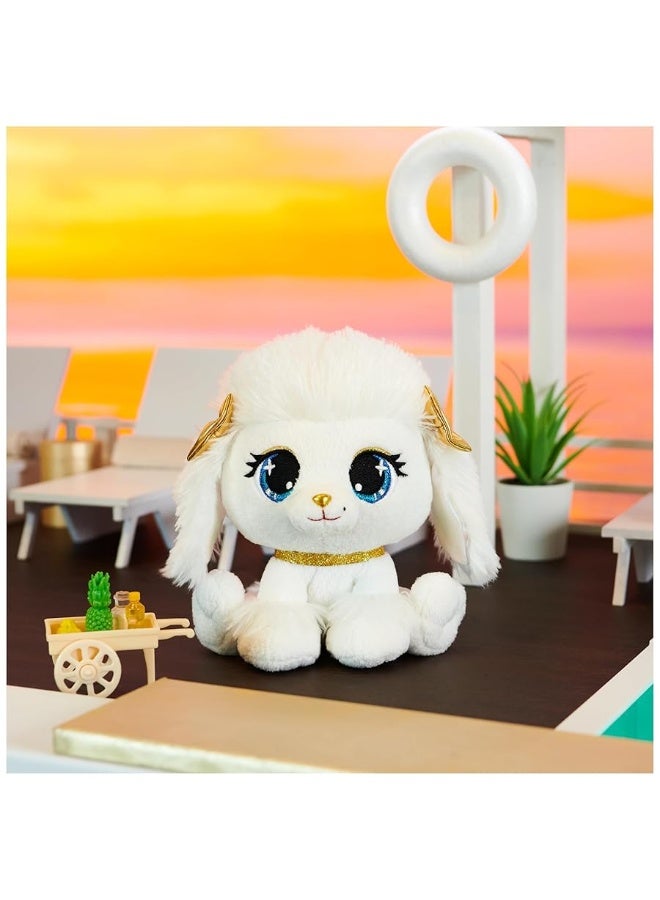 GUND P.Lushes Designer Fashion Pets Catalina Monroe Premium Poodle Puppy Stuffed Animal, White and Gold, 6â€ - Image 5