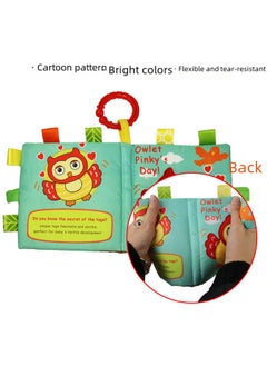 Generic 0-3 Years Old Baby Cloth Book Baby Toy Cloth Book Baby Teaching Aids Development Intelligence Early Education Literacy Cloth Book-Color:CP4963-1 Lion  - Image 3